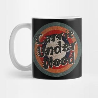 Retro Color Typography Faded Style Carrie Underwood Mug